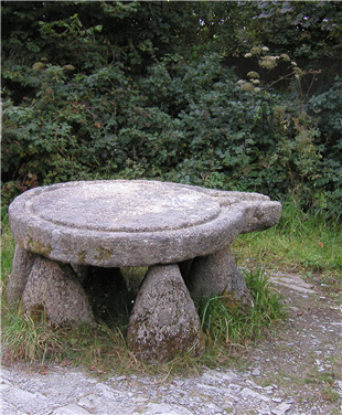 Ancient stone cider press